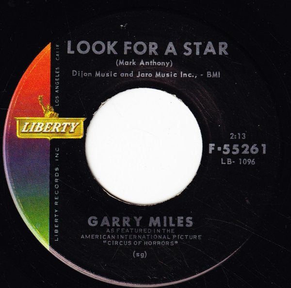 Garry Miles : Look For A Star (7")