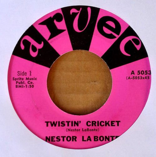 Nestor La Bonte : Twistin' Cricket / Jeannette (7", Single)