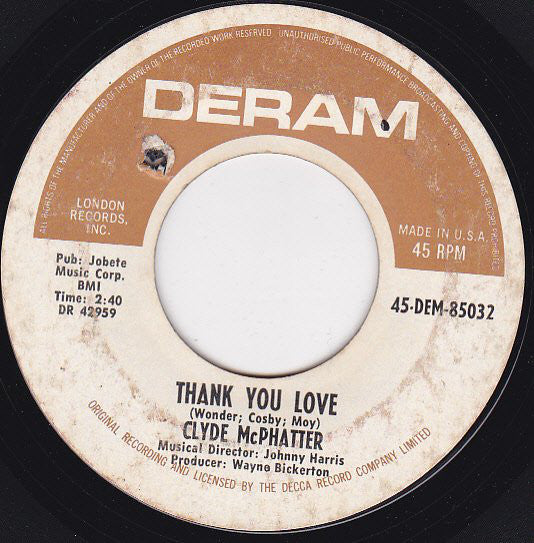 Clyde McPhatter : Only A Fool (7", Single)