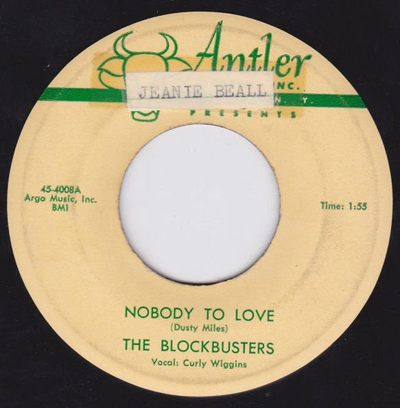 The Blockbusters : Nobody To Love (7")