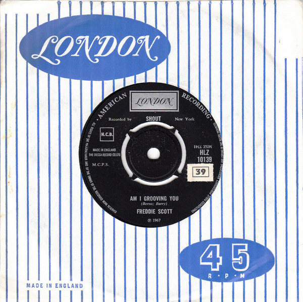 Freddie Scott (2) : Am I Grooving You (7")