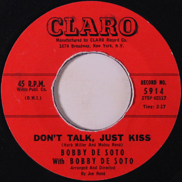 Bobby De Soto : The Cheater (7", Single)