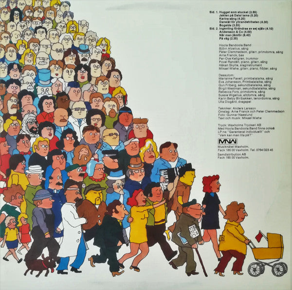 Hoola Bandoola Band : På Väg (LP, Album, Red)