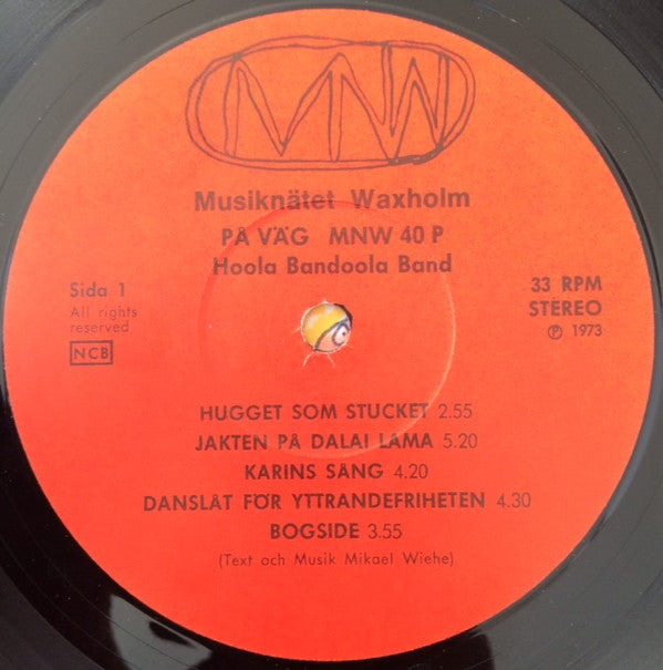 Hoola Bandoola Band : På Väg (LP, Album, Red)