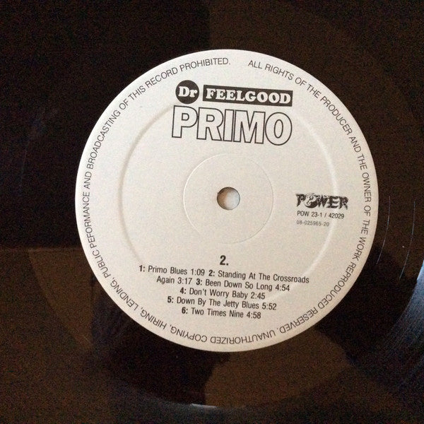 Dr. Feelgood : Primo (LP, Album)