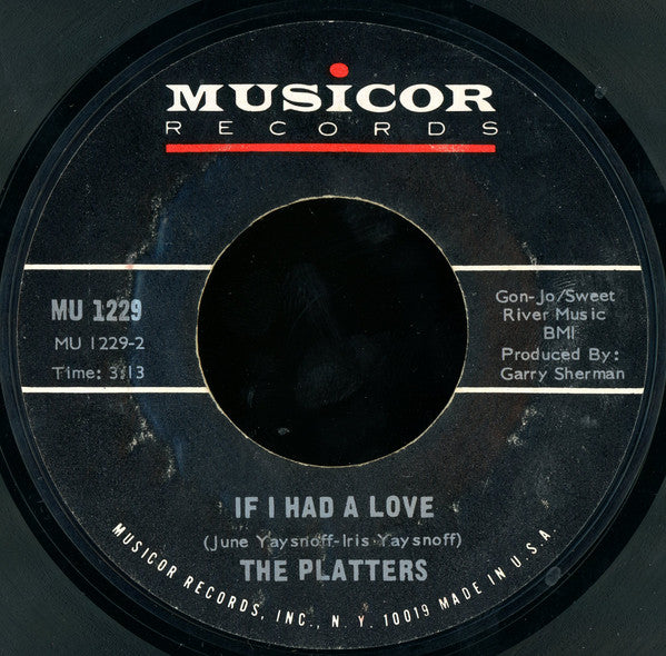 The Platters : With This Ring (7", Single, Styrene)