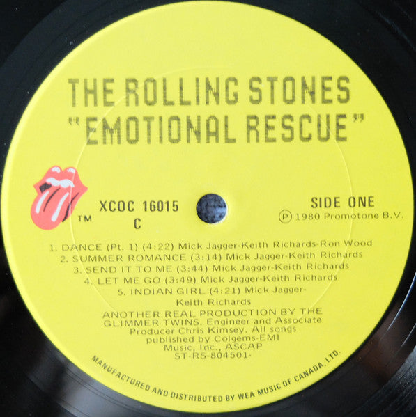 The Rolling Stones : Emotional Rescue (LP, Album, C P)