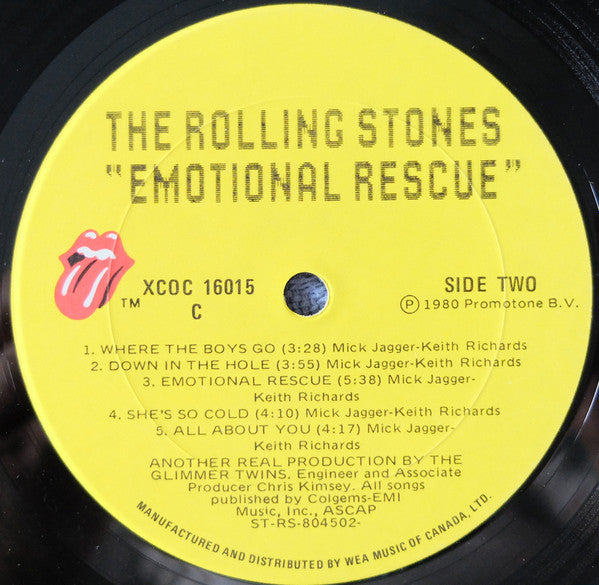 The Rolling Stones : Emotional Rescue (LP, Album, C P)