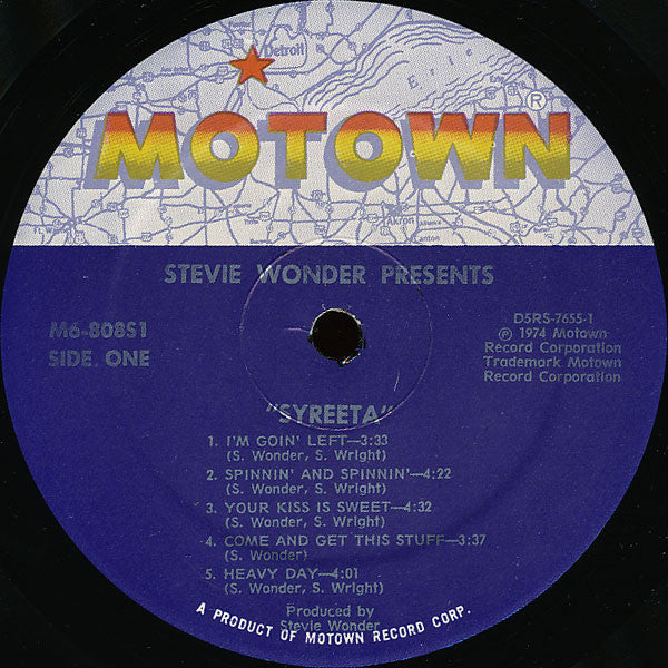 Stevie Wonder Presents Syreeta : Syreeta (LP, Album)