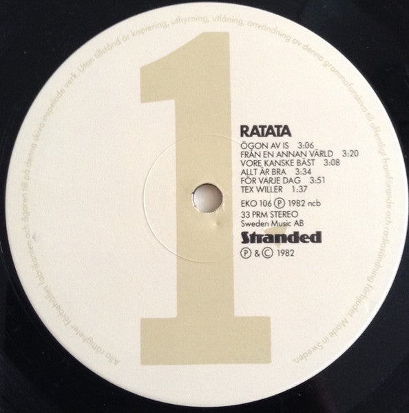 Ratata : Ratata (LP, Album, 1st)