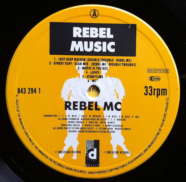 Rebel MC : Rebel Music (LP, Album)