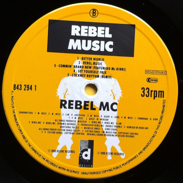 Rebel MC : Rebel Music (LP, Album)