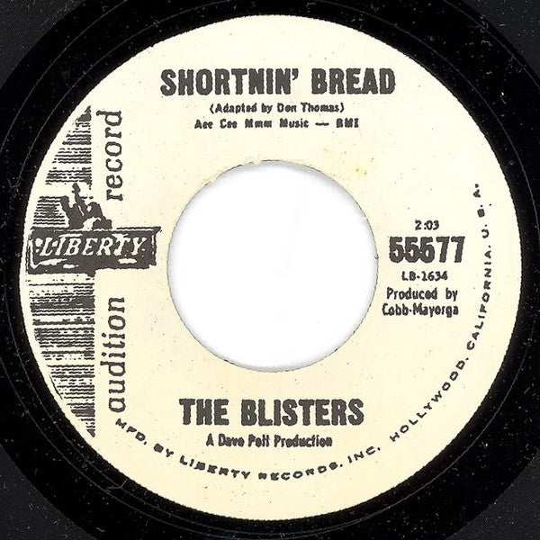 The Blisters (4) : Shortnin' Bread / Cookie Rockin' In Her Stockings (7", Single, Unofficial)