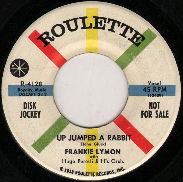 Frankie Lymon : Up Jumped A Rabbit / No Matter What You've Done (7", Single, Promo)