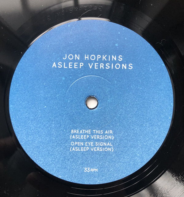 Jon Hopkins : Asleep Versions (12", EP, 180)