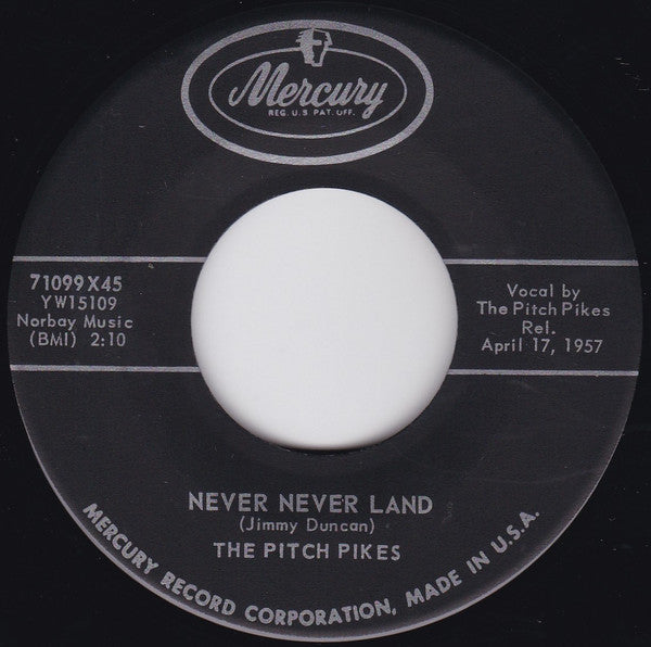 The Pitch Pikes : Zing Zing / Never Never Land (7", Single)