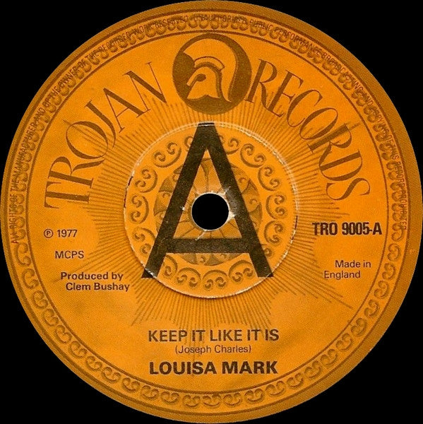 Louisa Mark / The Trojans (4) : Keep It Like It Is / Fatty Bum Bum Gone To Jail (7", Single, Promo)
