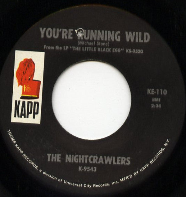 The Nightcrawlers : The Little Black Egg (7", Single, RE)