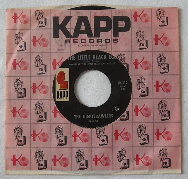 The Nightcrawlers : The Little Black Egg (7", Single, RE)