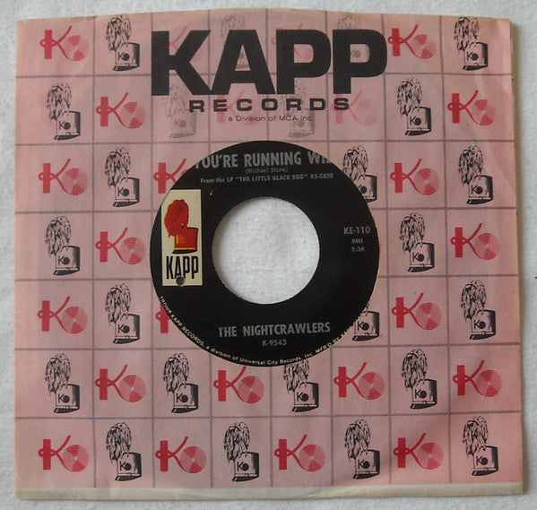 The Nightcrawlers : The Little Black Egg (7", Single, RE)