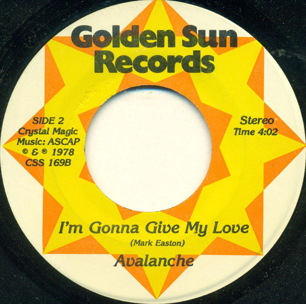 Avalanche (38) : Little Miss Sad Eyes / I'm Gonna Give My Love (7")