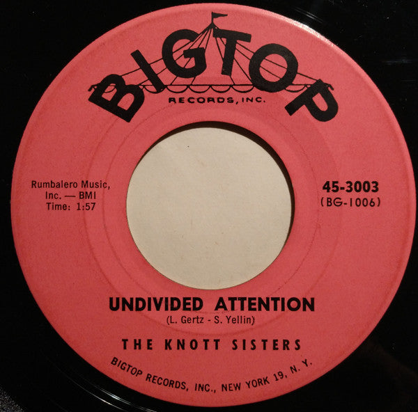 The Shades (18) Featuring The Knott Sisters : Sun Glasses / Undivided Attention (7", Single)