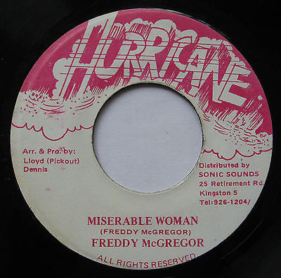 Freddie McGregor : Miserable Woman (7")