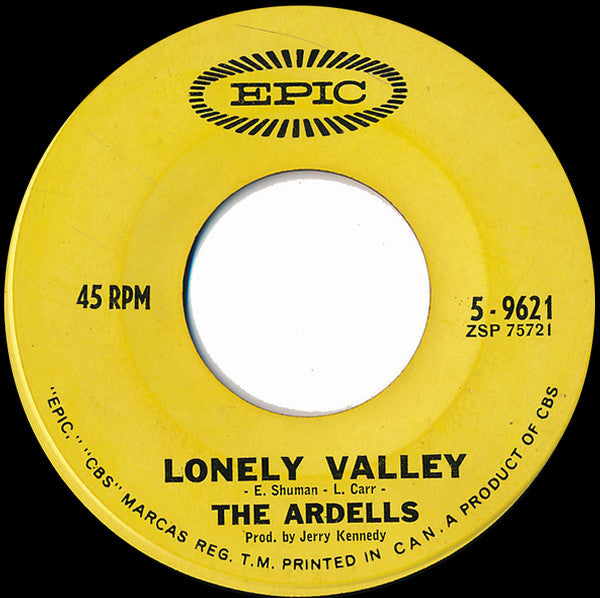 The Ardells (2) : Eefananny / Lonely Valley (7", Single)
