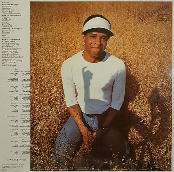 Al Jarreau : Glow (LP, Album, RE)
