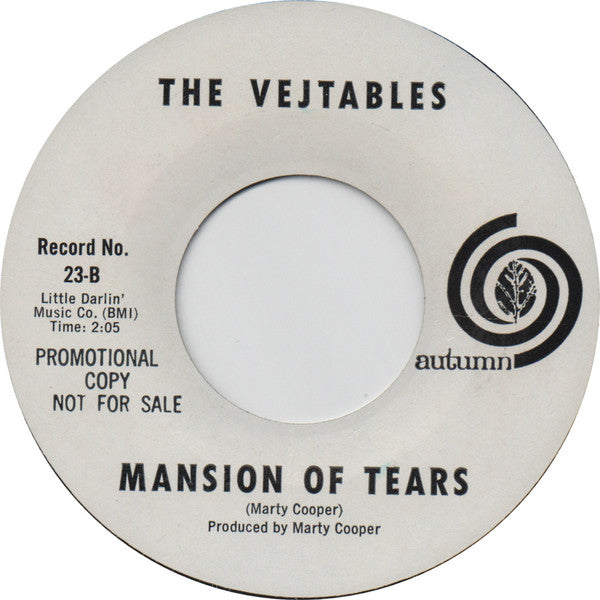 The Vejtables : The Last Thing On My Mind (7", Single, Promo)