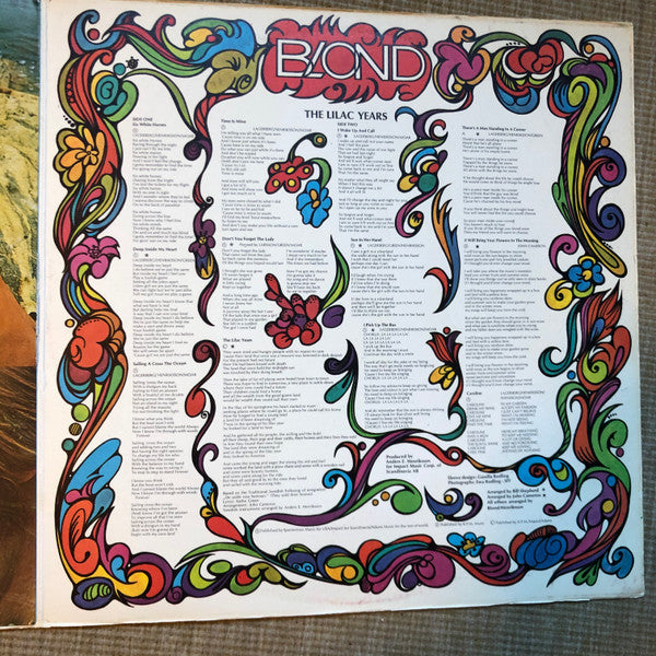 Blond (3) : The Lilac Years (LP, Album, Gat)