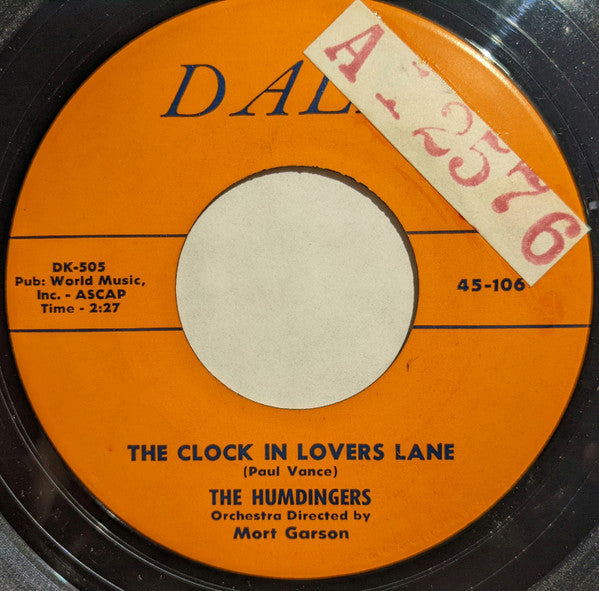The Humdingers (4) : The Clock In Lovers Lane (7")
