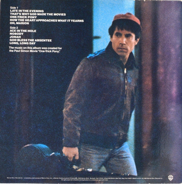 Paul Simon : One-Trick Pony (LP, Album, Spe)