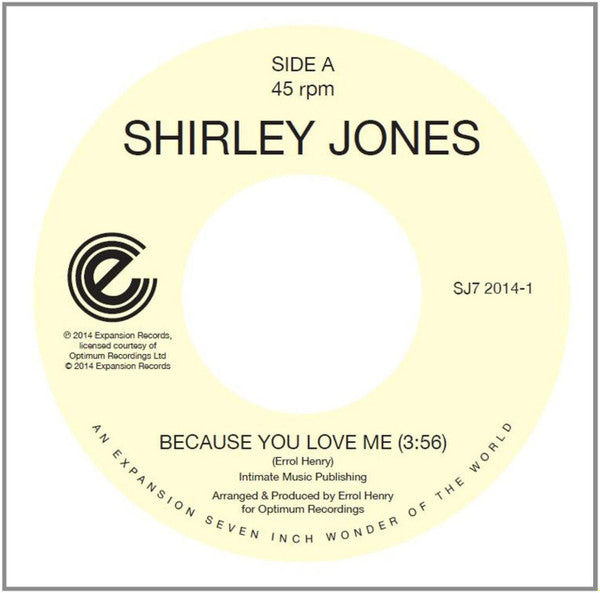 Shirley Jones : Because You Love Me (7")