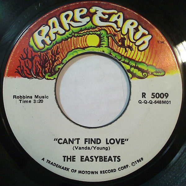 The Easybeats : Can't Find Love (7", Single)