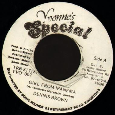 Dennis Brown : Girl From Ipanema / Keep It Up (7")