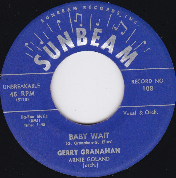 Gerry Granahan, Arnold Goland And Orchestra : Completely / Baby Wait (7", Single)