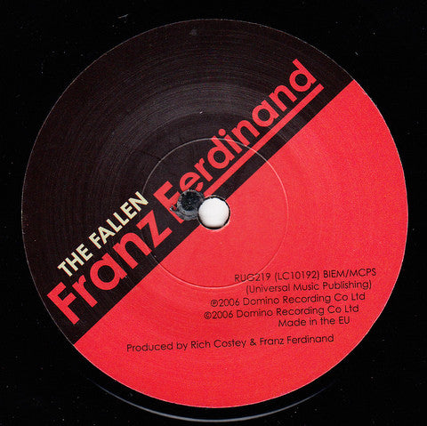 Franz Ferdinand : The Fallen / L. Wells (7", Single)