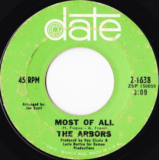 The Arbors : The Letter (7", Single, Styrene)