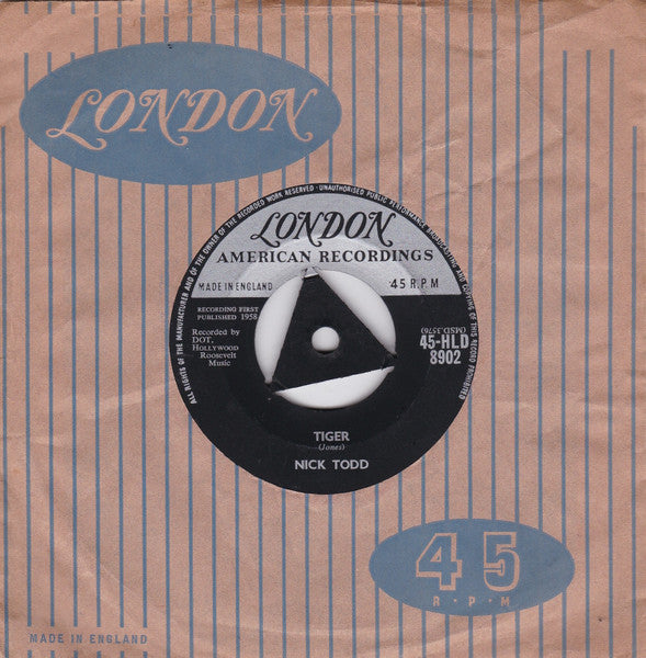 Nick Todd : Tiger (7", Single)
