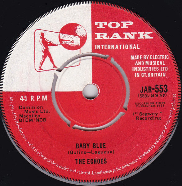 The Echoes (2) : Baby Blue / Boomerang (7", Single)