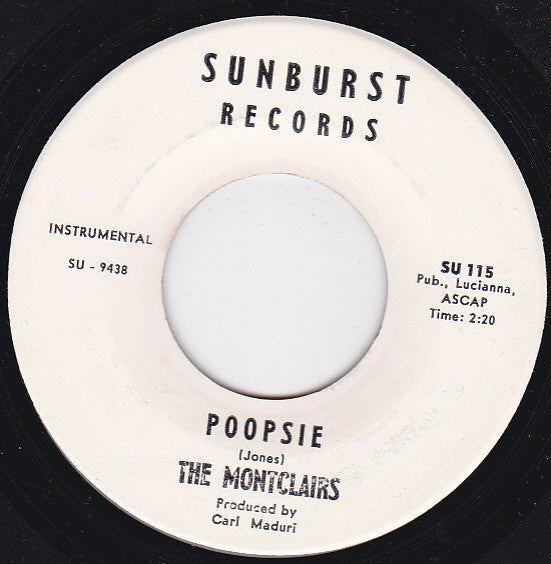 The Monclairs : Sore Feet / Poopsie (7", Single, Promo)