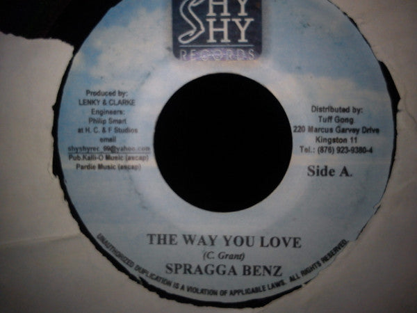 Spragga Benz : The Way You Love (7")