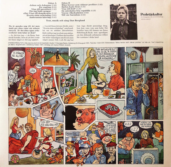 Dan Berglund (2) : En Järnarbetares Visor (LP, Album)