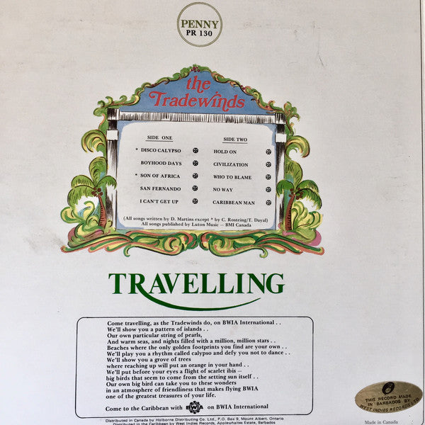 The Trade Winds (2) : Travelling (LP, Album)