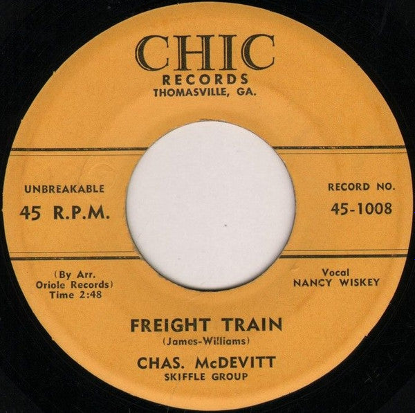 The Chas McDevitt Skiffle Group : Freight Train (7", Single)