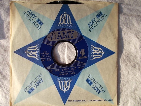 Mighty Sam : In The Same Old Way / Silent Tears (7", Single, Styrene)