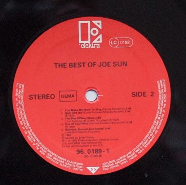 Joe Sun : The Best Of Joe Sun (LP, Comp)