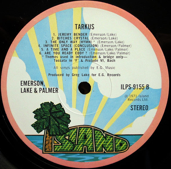 Emerson, Lake & Palmer : Tarkus (LP, Album, Gat)