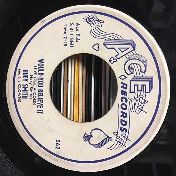 Huey "Piano" Smith & His Clowns : Genevieve / Would You Believe It (I've Got A Cold) (7", Single)